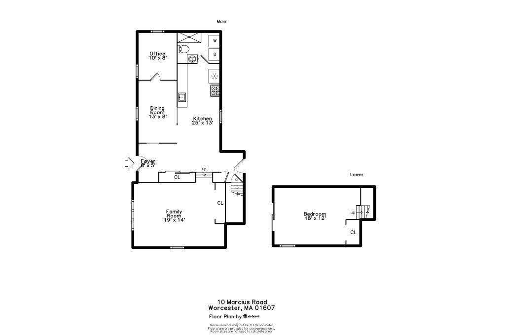 10 Marcius Road Worcester, MA 01607 - Photo 11 of 19 a picture of a room with a white wall and a picture