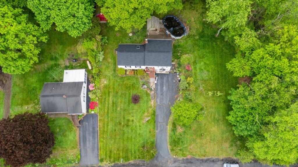 10 Marcius Road Worcester, MA 01607 - Photo 14 of 19 an aerial view of a house with a yard