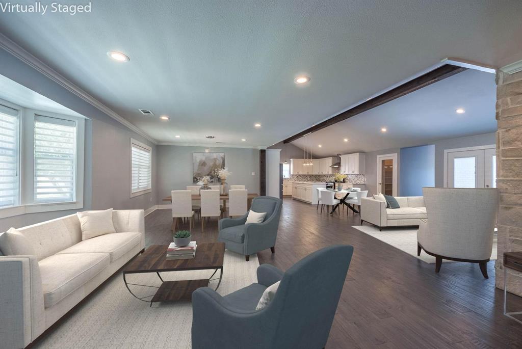 11224 Jamestown Road Dallas, TX 75230 - Photo 6 of 40 a living room with furniture and a large window