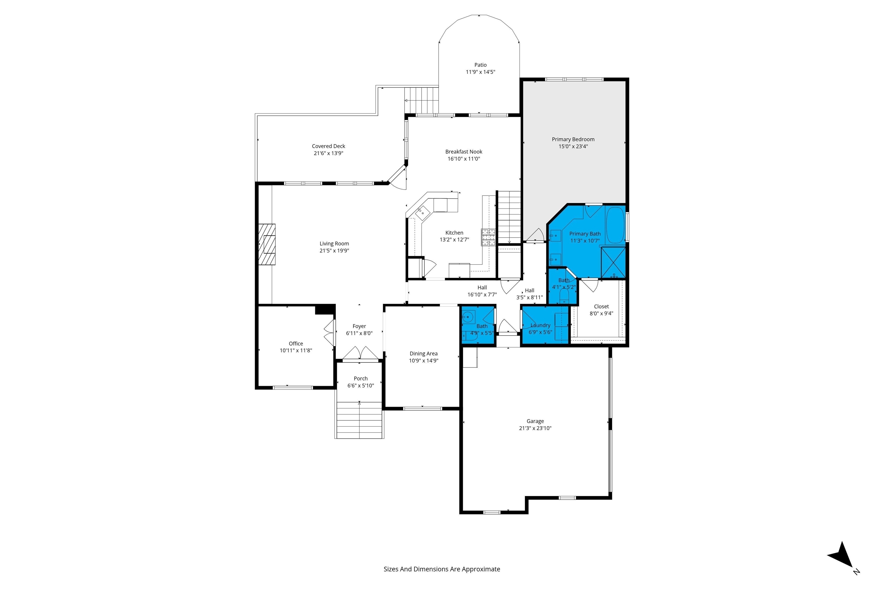 104 Pebble Court Fairhope, AL 36532 - Photo 70 of 73 First floor plan