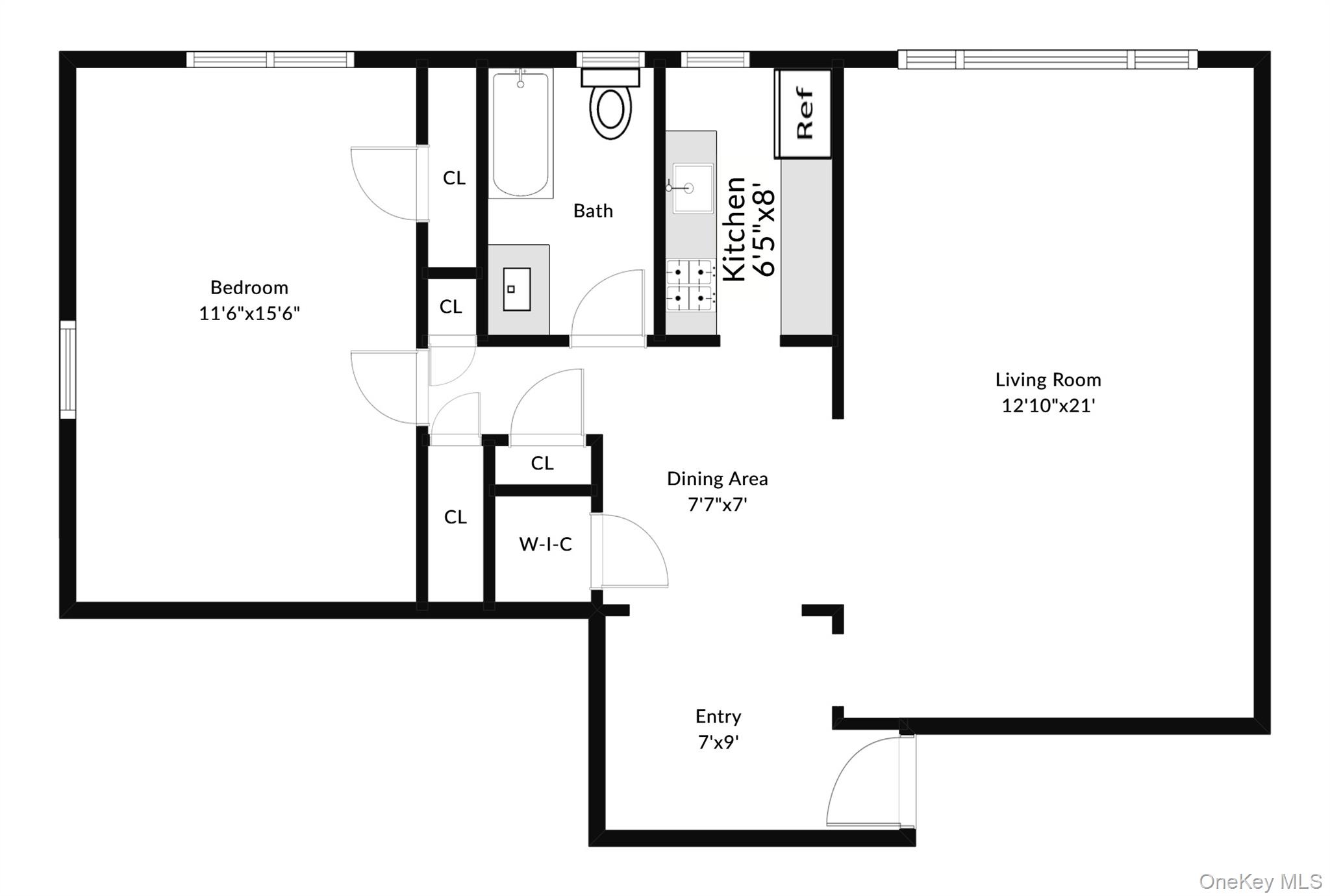5 Midland Gardens, Unit 3M Bronxville, NY 10708 - Photo 19 of 19 View of property floor plan