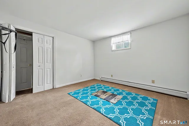 an empty room with window