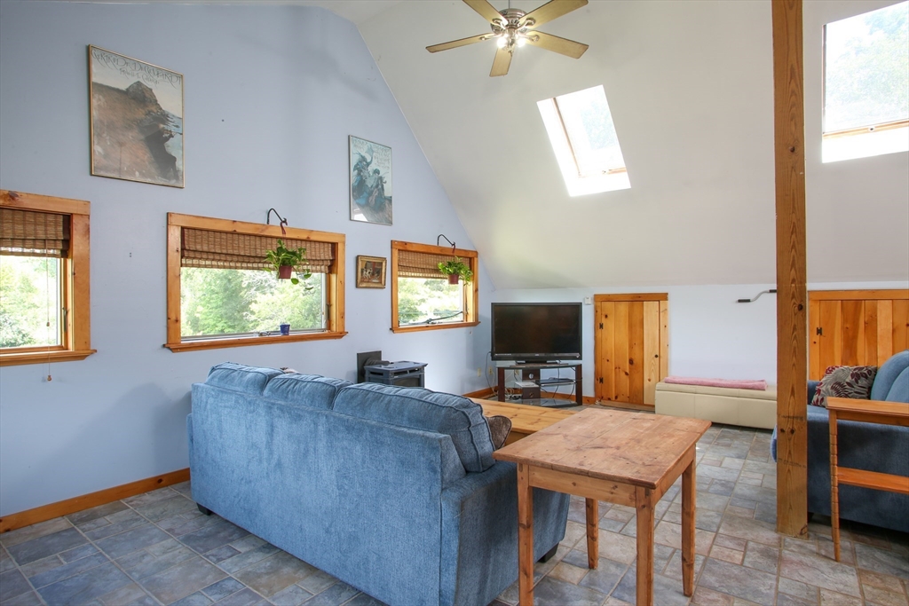 14 S Road Heath, MA 01346 - Photo 15 of 38 a view of a workspace with furniture and a window