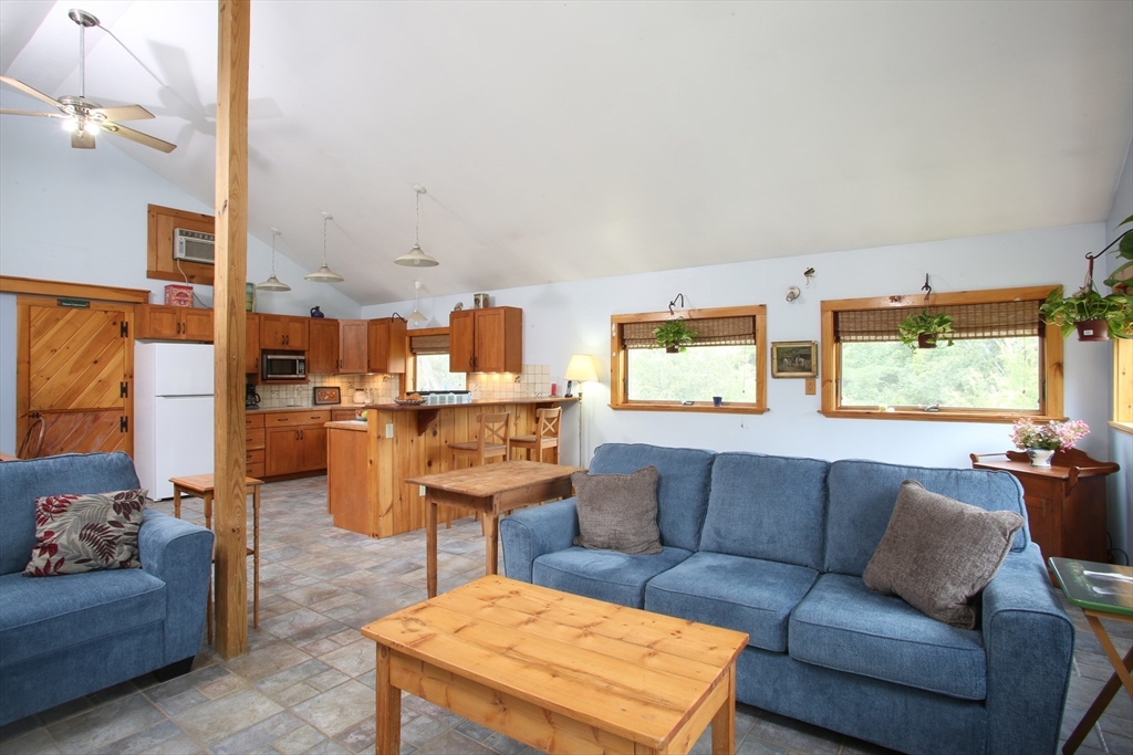 14 S Road Heath, MA 01346 - Photo 17 of 38 a living room with furniture kitchen view and a window