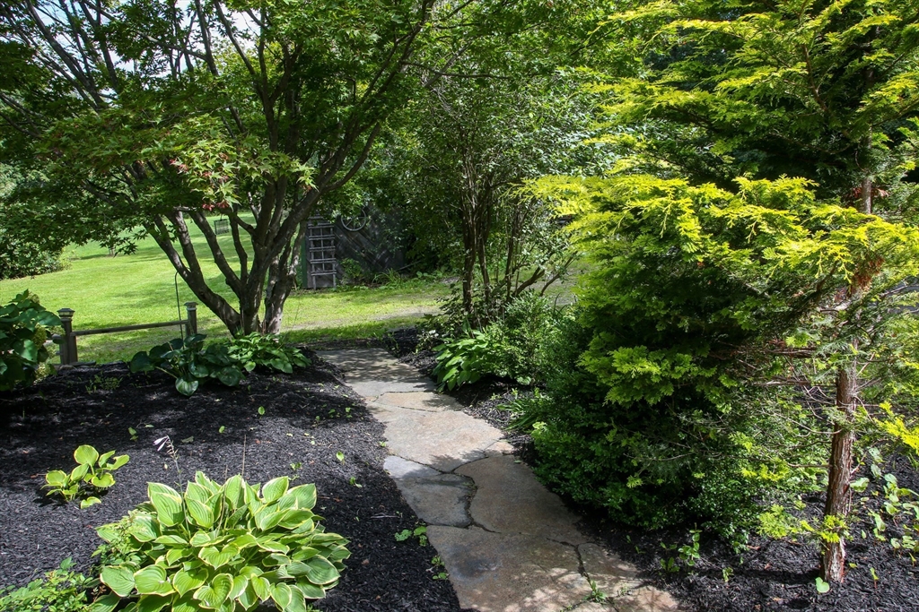 14 S Road Heath, MA 01346 - Photo 35 of 38 a view of a garden with a flower in a garden