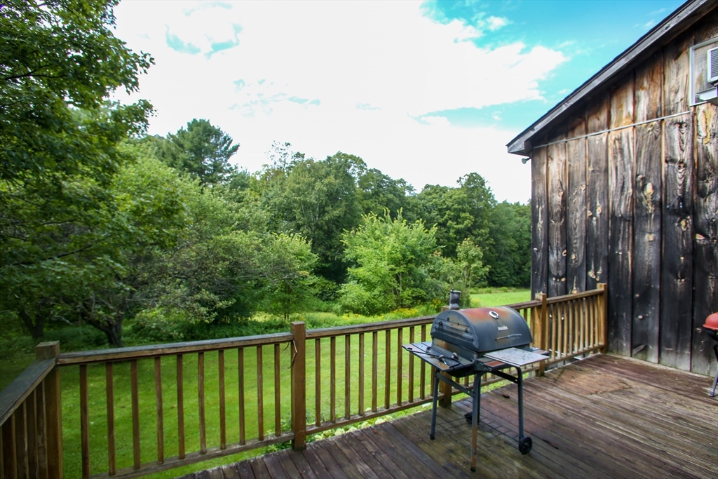 14 S Road Heath, MA 01346 - Photo 36 of 38 a view of balcony with wooden floor and outdoor seating
