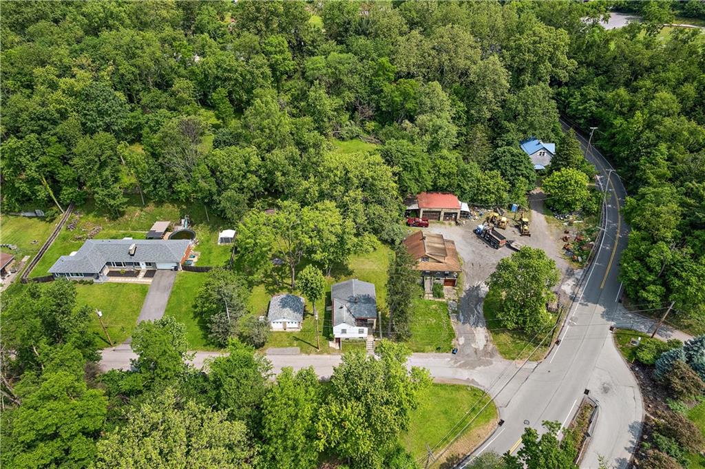 104 W Road Pittsburgh, PA 15209 - Photo 29 of 40 an aerial view of residential house with outdoor space and trees all around