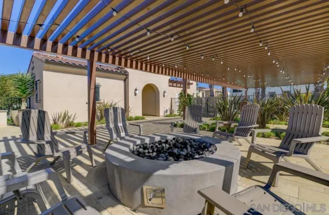 a outdoor living space with patio furniture