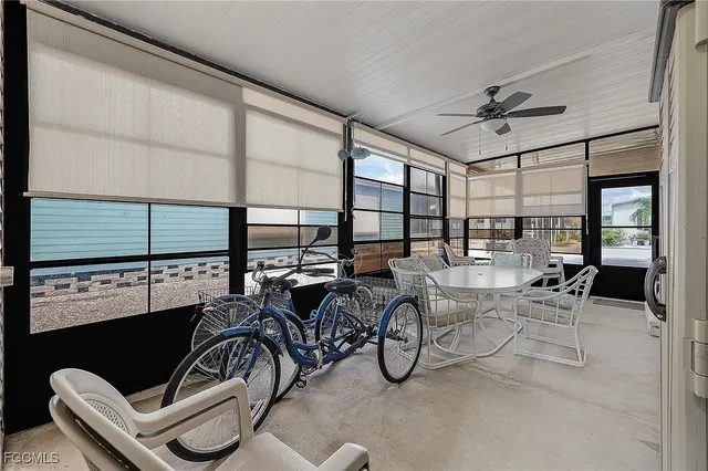 a work room with furniture