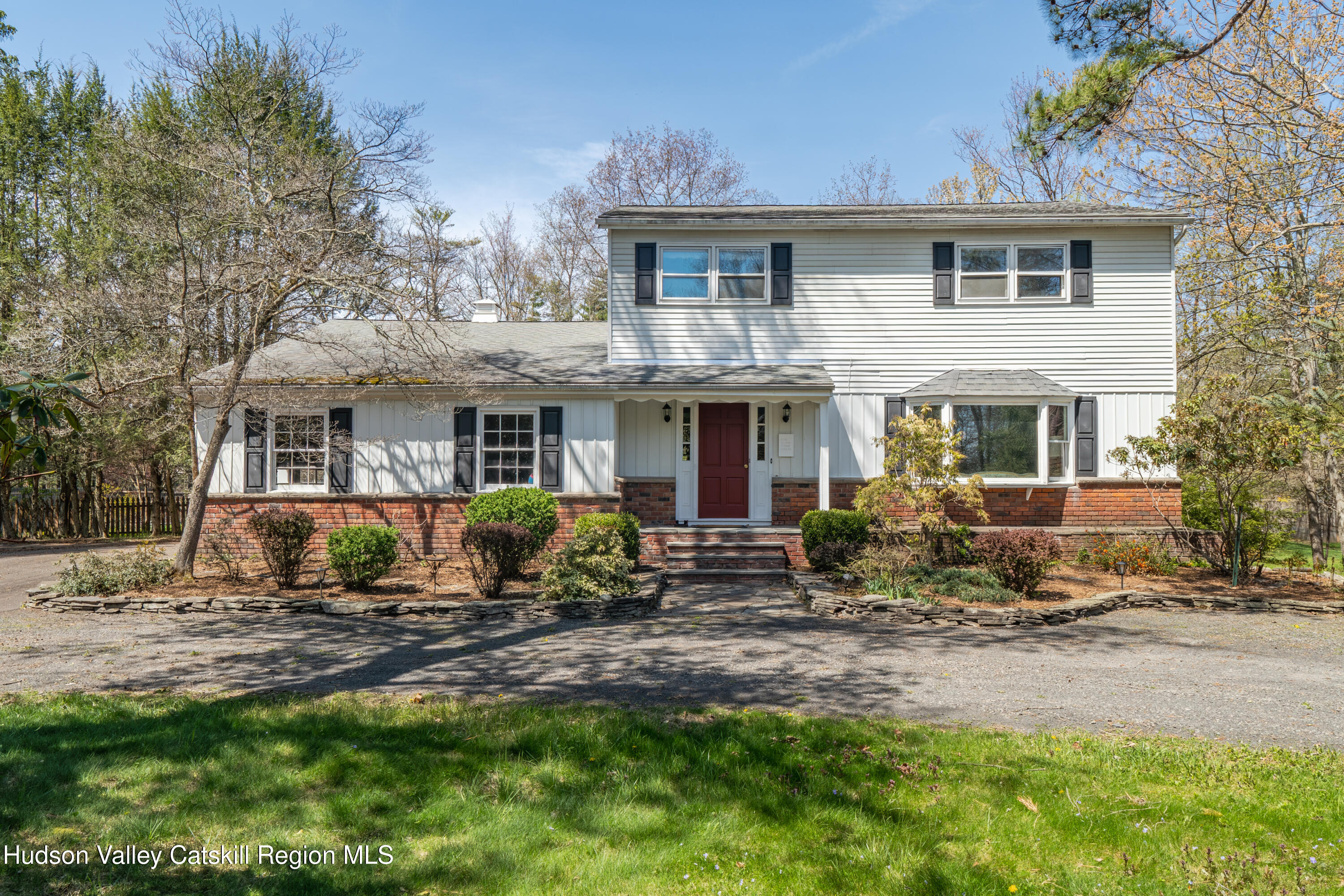 1 Stone Ridge Court Woodstock, NY 12498 - Photo 1 of 30 a front view of house with yard outdoor seating