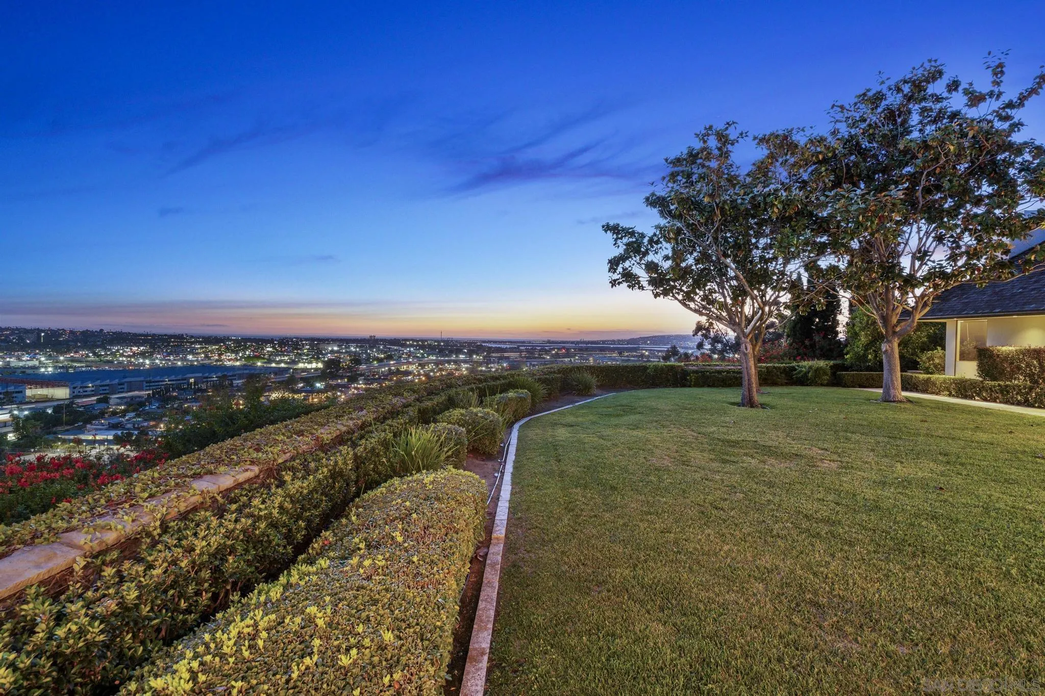 2323 San Juan Road San Diego, CA 92103 - Photo 43 of 47 a view of a terrace with a garden