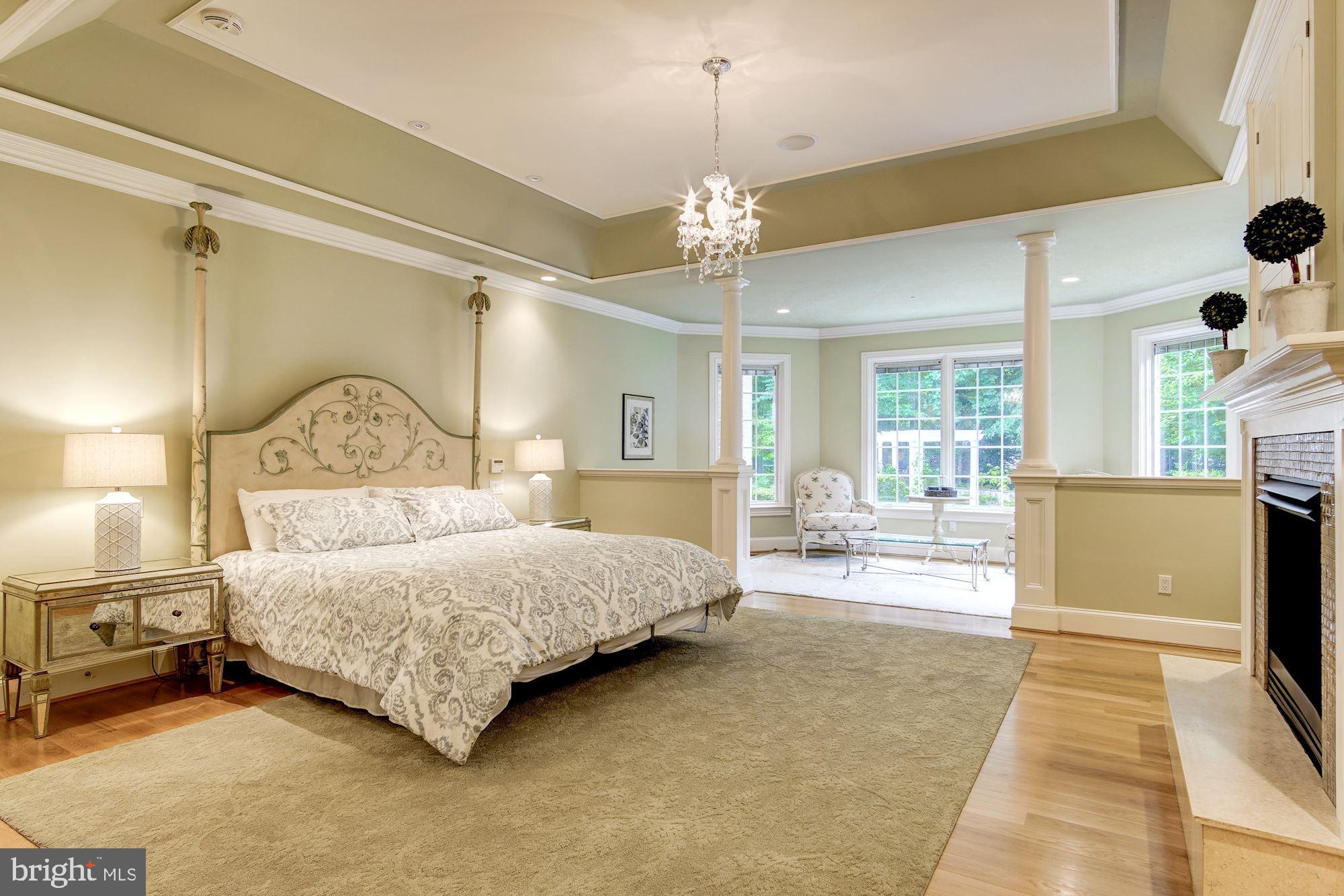 7112 Armat Drive Bethesda, MD 20817 - Photo 15 of 47 Elegant First Floor Master Suite with fireplace