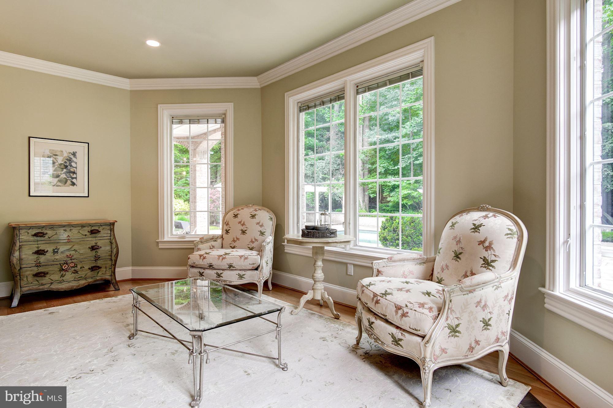 7112 Armat Drive Bethesda, MD 20817 - Photo 17 of 47 Sitting Area off Master Suite with nature views