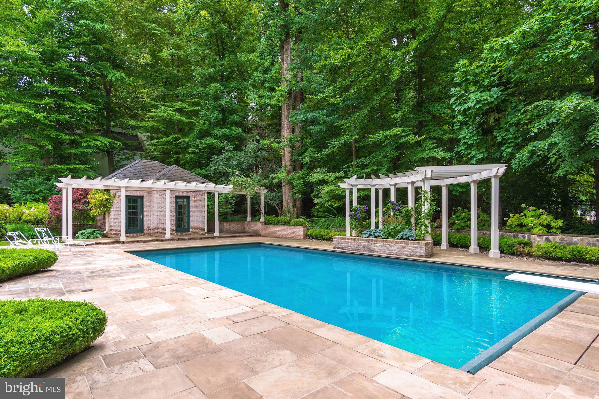 7112 Armat Drive Bethesda, MD 20817 - Photo 5 of 47 Large pool with pool house.Vacation year round