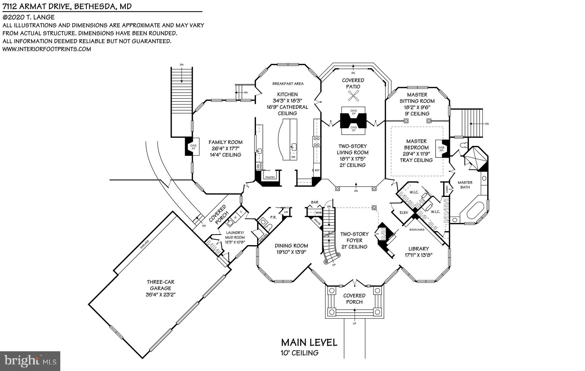 7112 Armat Drive Bethesda, MD 20817 - Photo 45 of 47 Main Level Floorplan