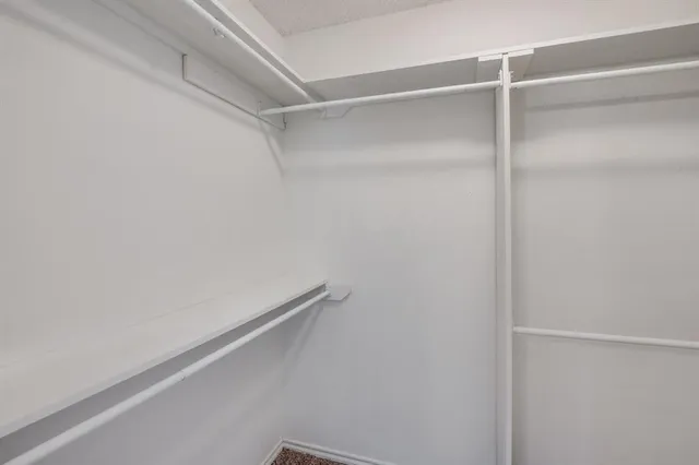 a close view of closet