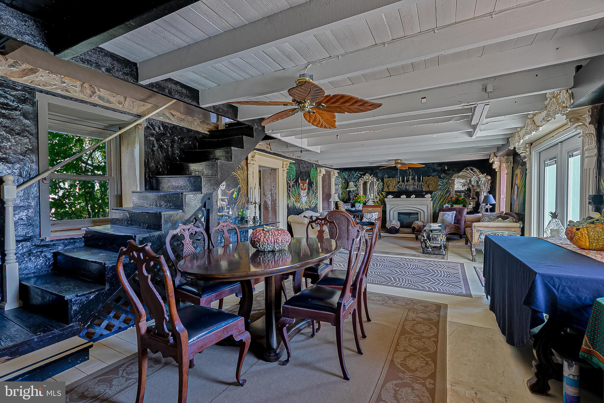 1610 Delaplane Grade Road Upperville, VA 20184 - Photo 106 of 123 The Pool House party room with 1/1 upstairs