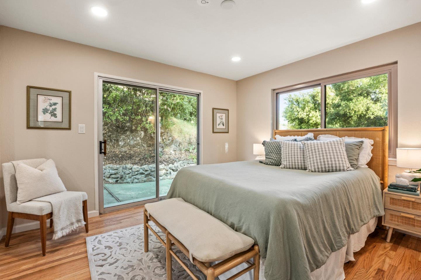 5152 Felter Road San Jose, CA 95132 - Photo 20 of 43 a bedroom with a bed and glass window