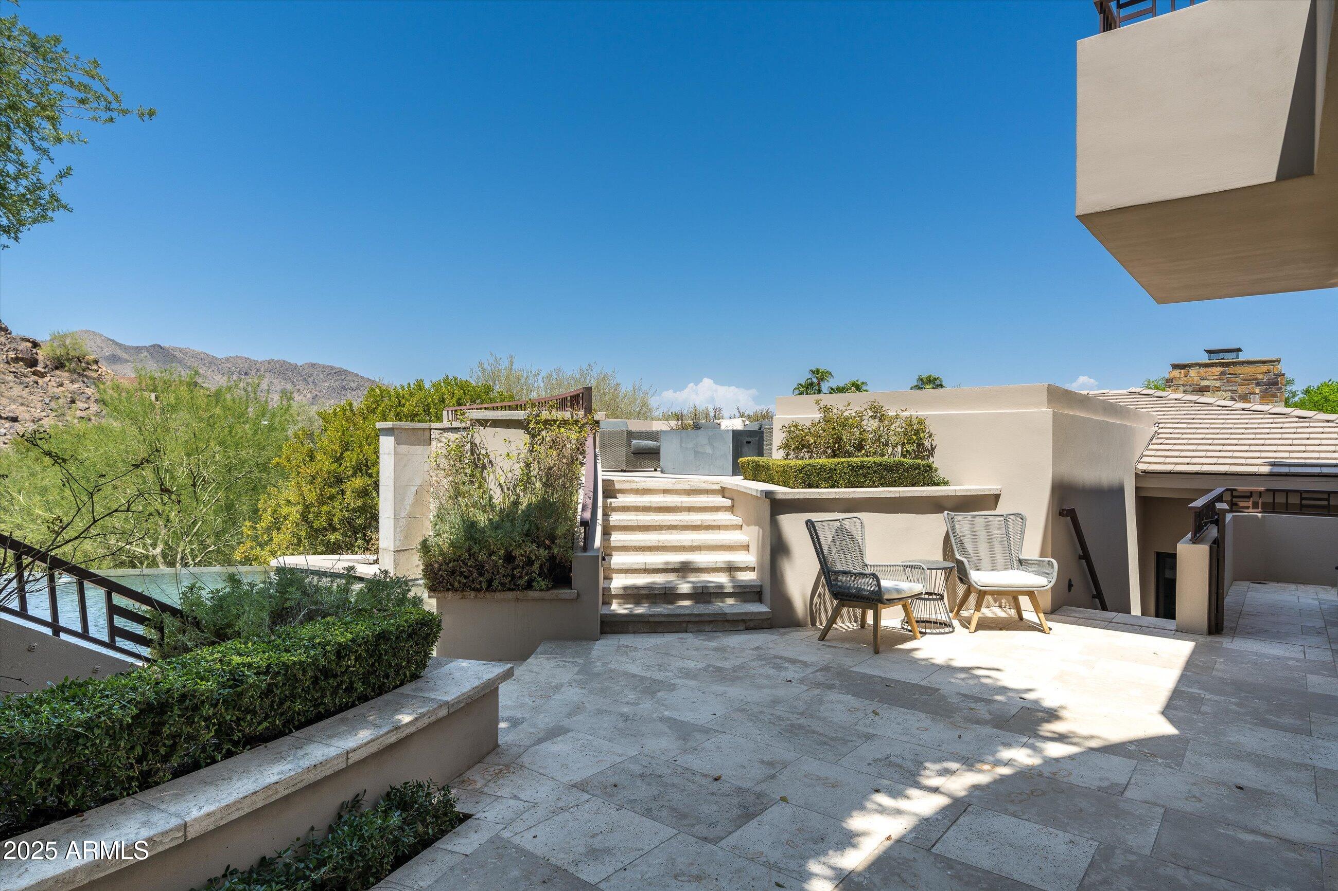 7451 North Las Brisas Lane Paradise Valley, AZ 85253 - Photo 23 of 65 Patio Outside of the Office