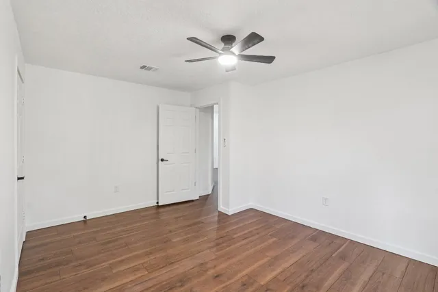 wooden floor in an empty room