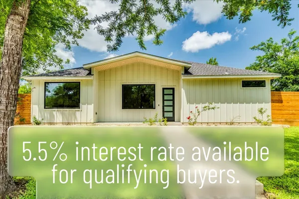 a view of a wooden house