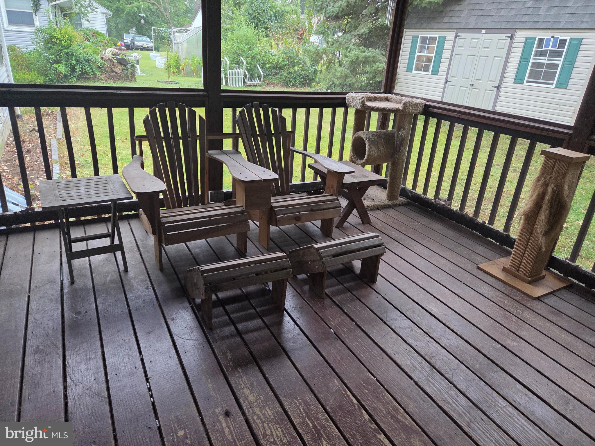 1 Glen Road Bordentown, NJ 08505 - Photo 12 of 17 a view of a two chairs on the roof deck