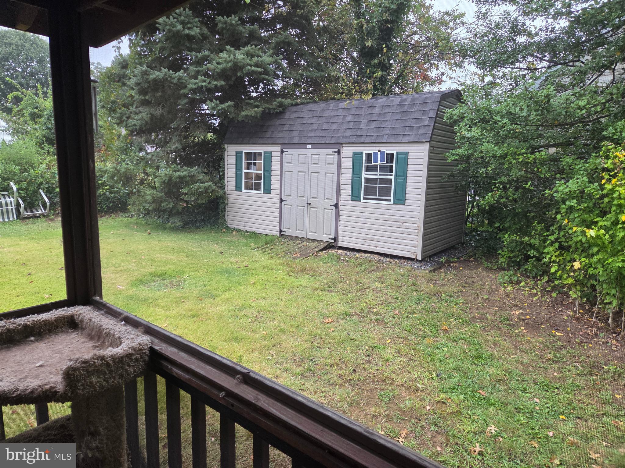 1 Glen Road Bordentown, NJ 08505 - Photo 13 of 17 a view of a backyard with a garden