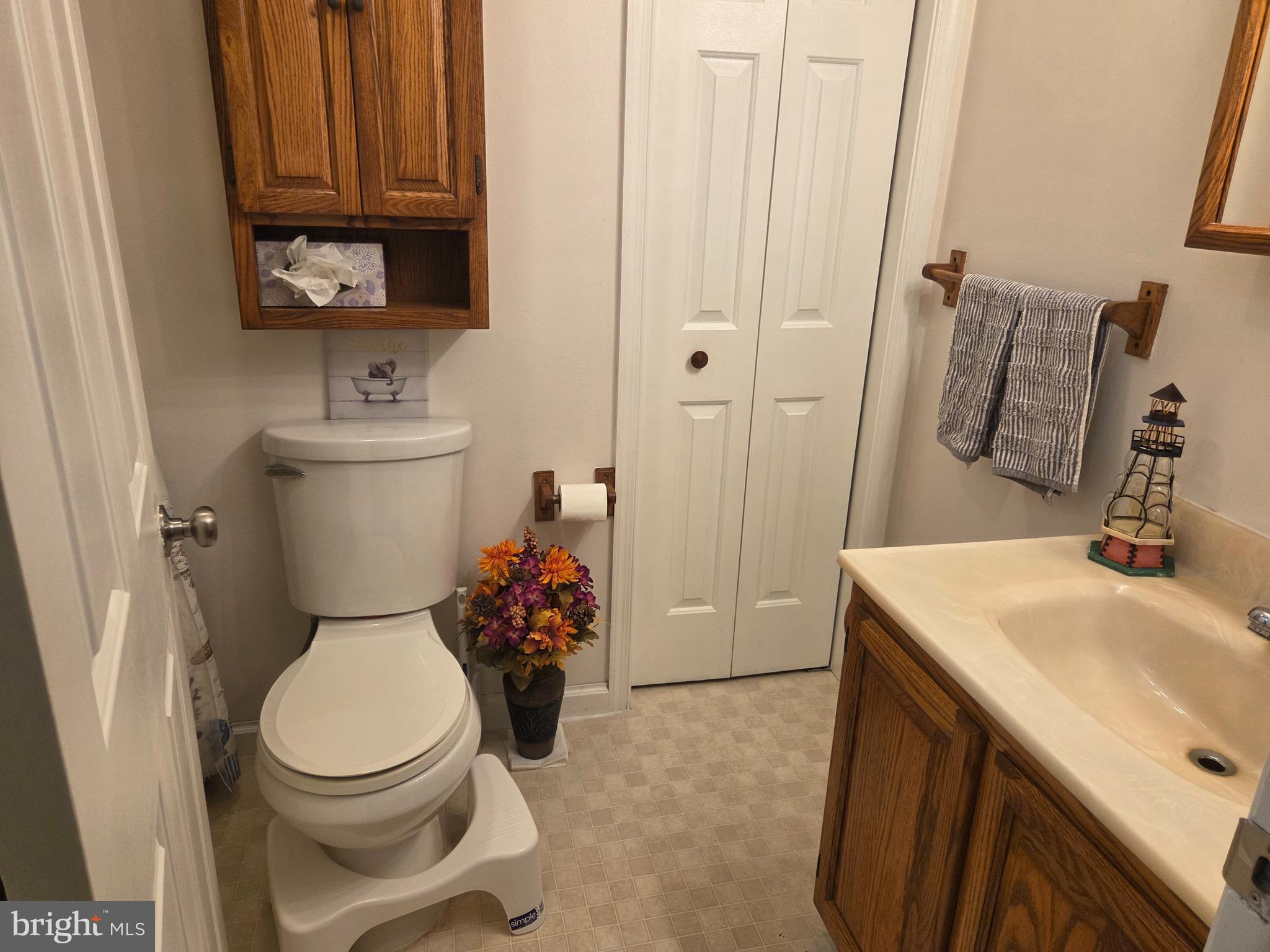1 Glen Road Bordentown, NJ 08505 - Photo 15 of 17 a bathroom with a sink a toilet and shower