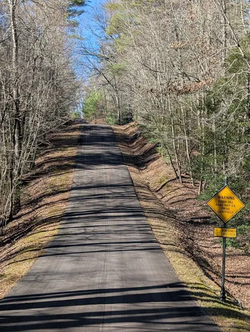 a view of a backyard of the house