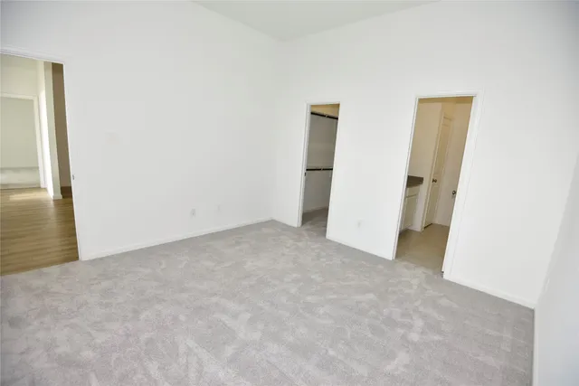 a view of an empty room