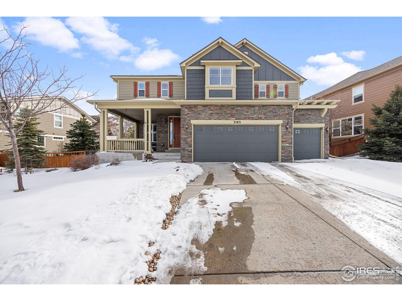 3183 Starry Night Loop Castle Rock, CO 80109 - Photo 1 of 40 a view of a house with a yard