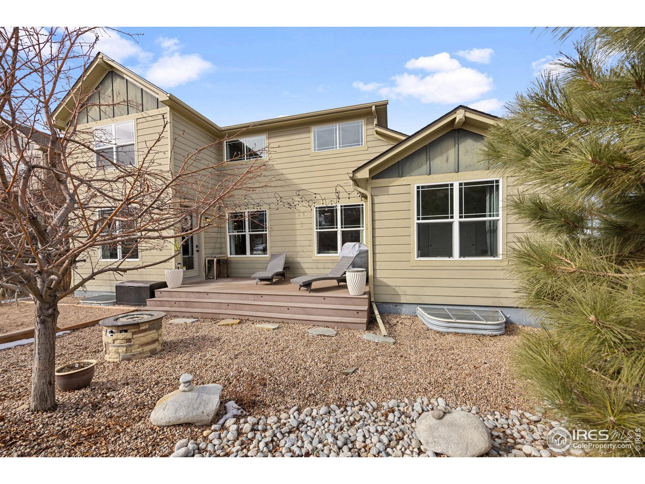 3183 Starry Night Loop Castle Rock, CO 80109 - Photo 38 of 40 a view of a house with a yard