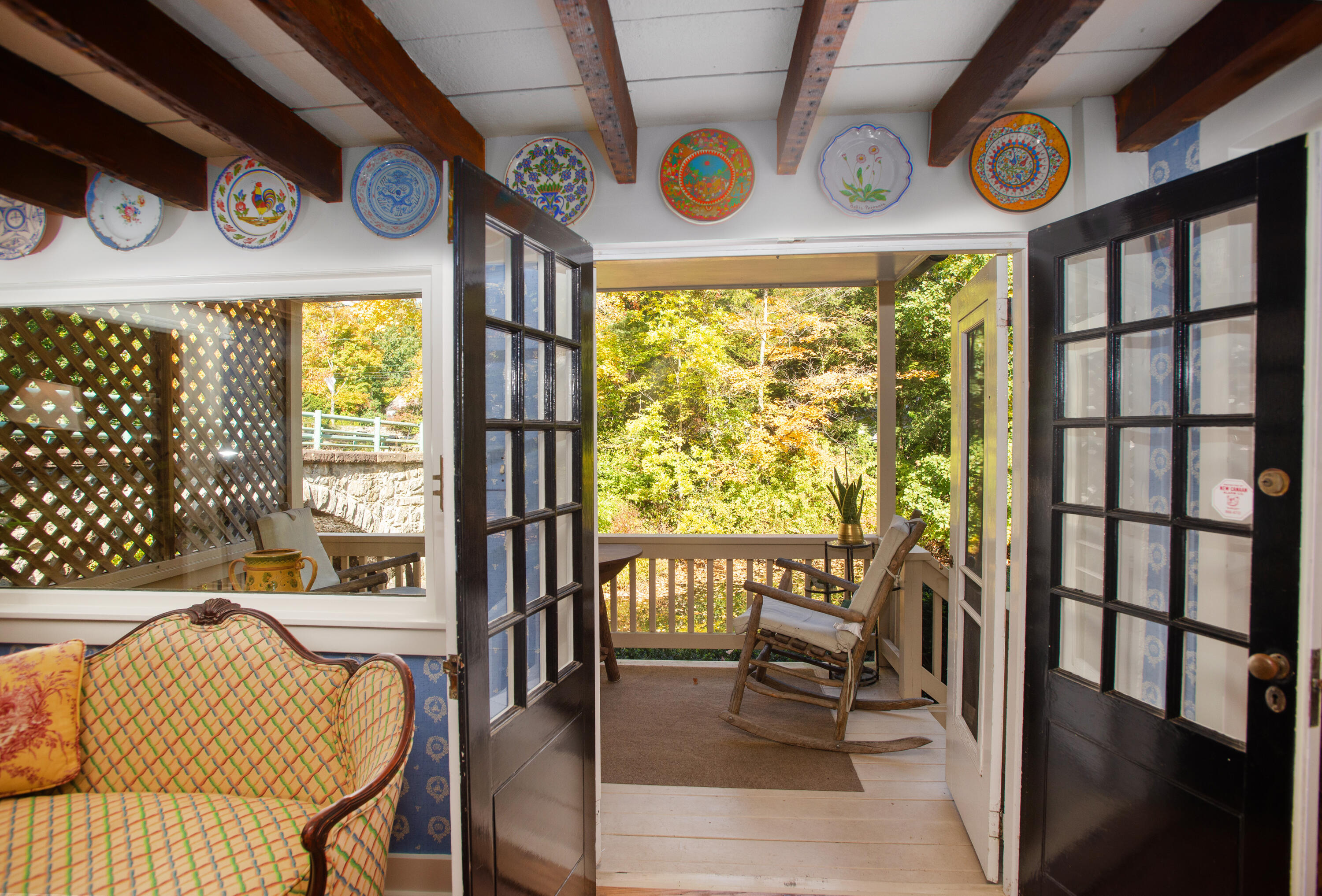 187 Perry Avenue Norwalk, CT 06850 - Photo 14 of 28 a balcony view with a seating space and a large window