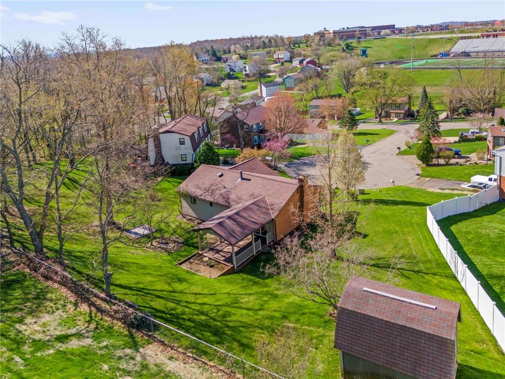 116 Jackson Circle McDonald, PA 15057 - Photo 32 of 33 an aerial view of a house with a garden