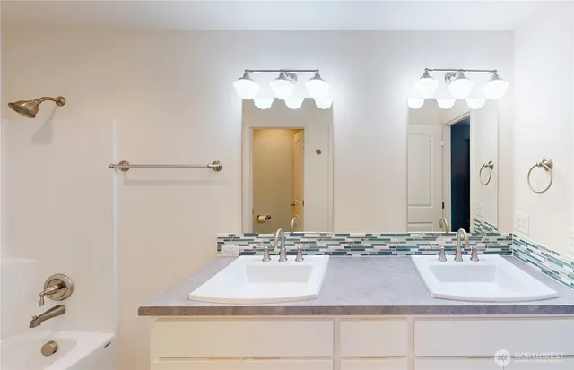 a view of a porch with a door