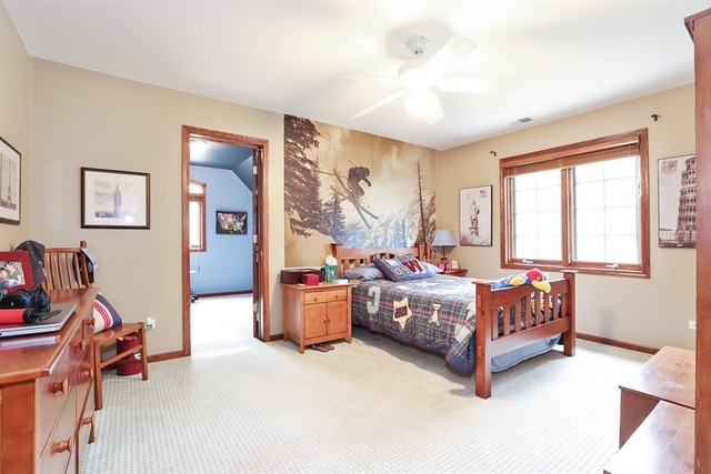 9032 Wolf Road Willow Springs, IL 60527 - Photo 18 of 25 a bedroom with bed and window