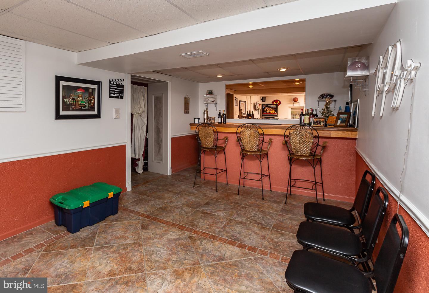 120 South Sproul Road Broomall, PA 19008 - Photo 63 of 80 Walkout basement bar area