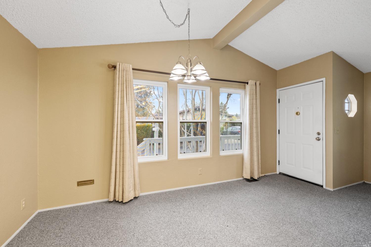 259 Hermosa Circle Santa Rosa, CA 95409 - Photo 7 of 50 Dining area and front door closed. Digitally altered.