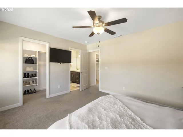 a view of a livingroom with a flat screen tv