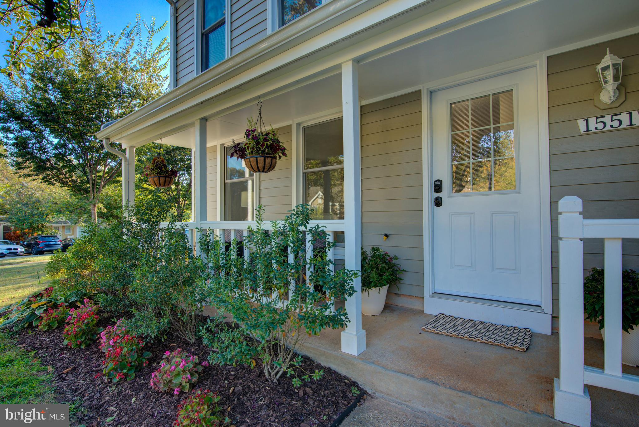1551 Poplar Grove Drive Reston, VA 20194 - Photo 16 of 24 a view of a house with potted plants