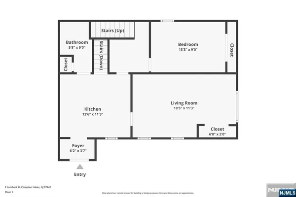 a picture of a floor plan