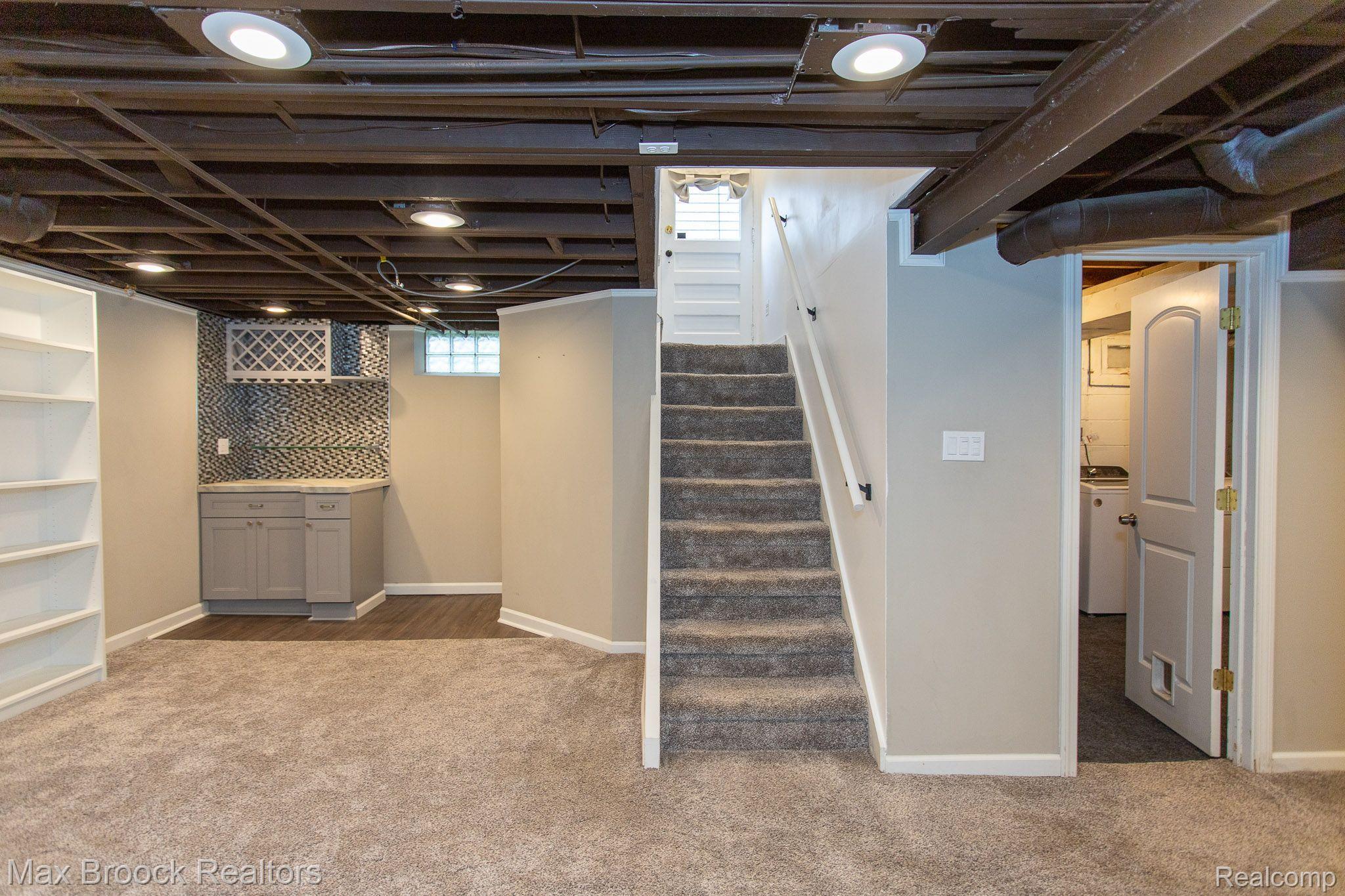 2182 Cambridge Road Berkley, MI 48072 - Photo 31 of 45 Part Finished Basement