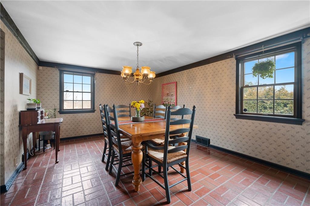 720 Wible Run Road Pittsburgh, PA 15209 - Photo 8 of 24 a view of a dining room with furniture window and wooden floor