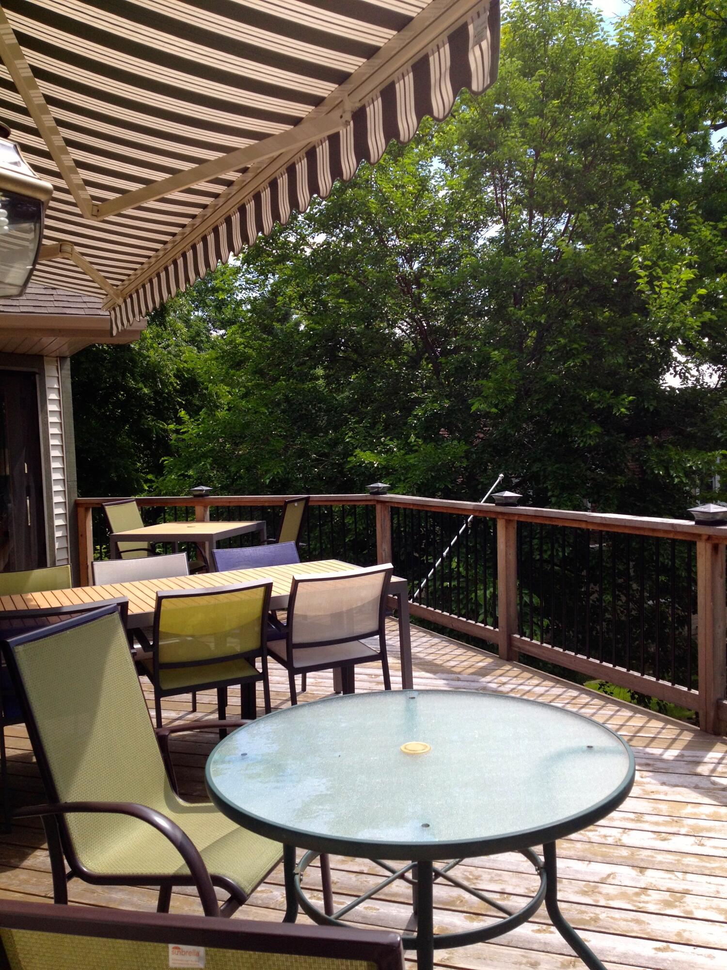 W303N2665 Maple Avenue Delafield, WI 53072 - Photo 48 of 50 Deck w/awning