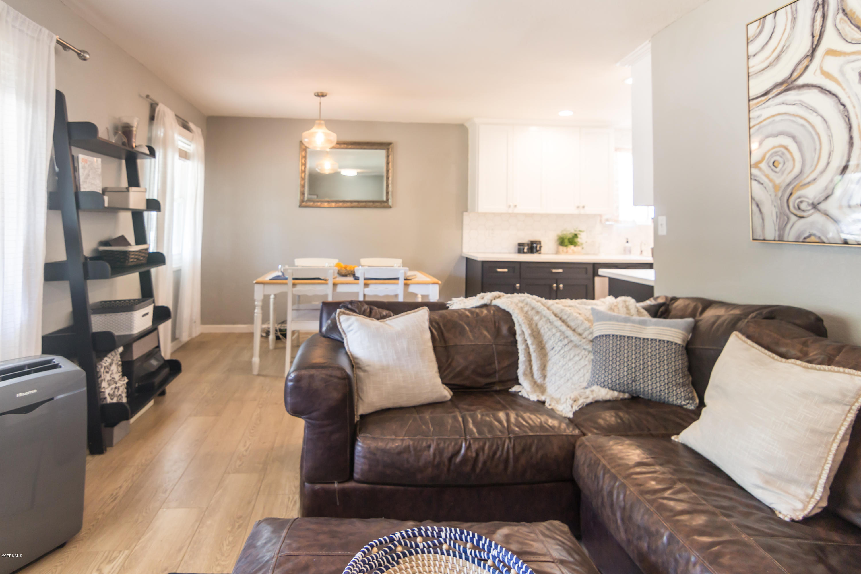108 Drown Avenue Ojai, CA 93023 - Photo 4 of 37 a living room with furniture and a fireplace
