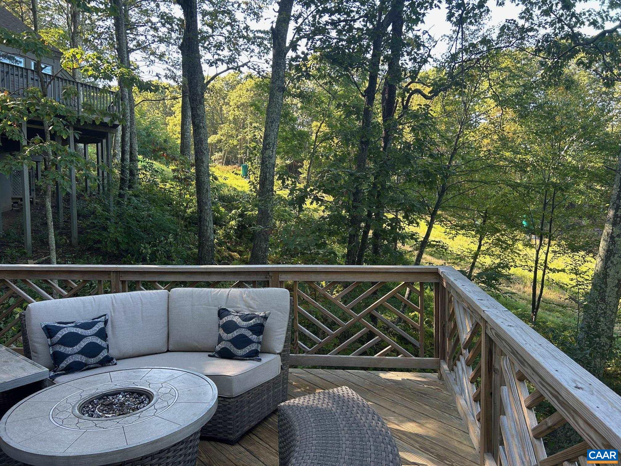 134 Squirrel Tree Lane Roseland, VA 22967 - Photo 40 of 40 a balcony with furniture and garden view