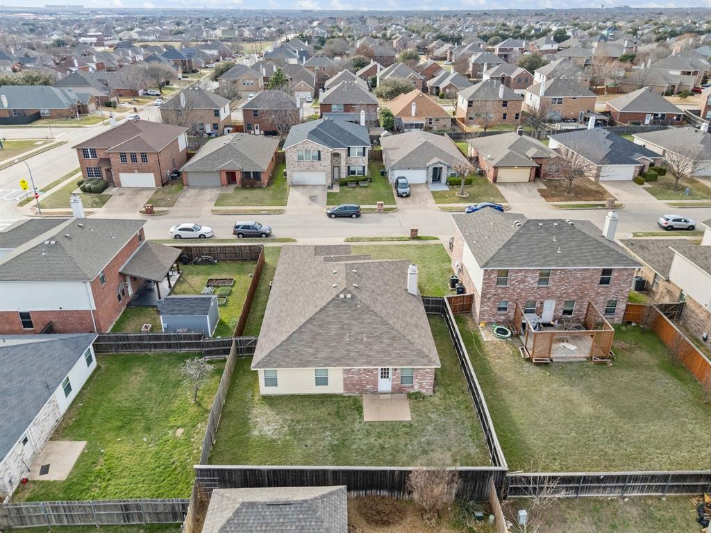 5308 Temecula Road Fort Worth, TX 76244 - Photo 34 of 37 an aerial view of residential houses with outdoor space