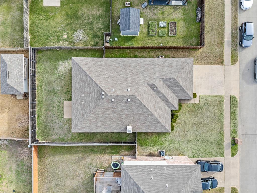 5308 Temecula Road Fort Worth, TX 76244 - Photo 36 of 37 an aerial view of a house with a yard