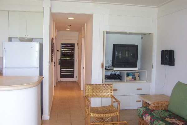 2253 Poipu Road, Unit 28 Koloa, HI 96756 - Photo 8 of 12 a view of living room with furniture and flat screen tv