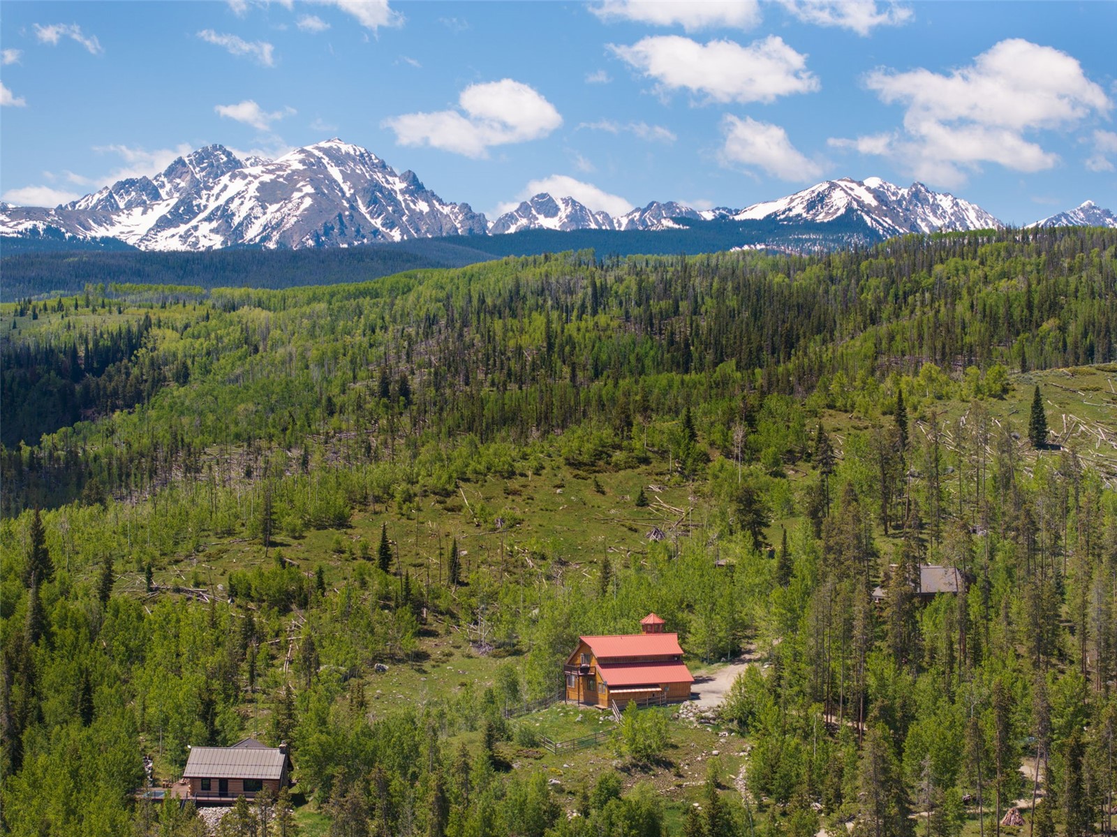 1516 Blue Ridge Road Silverthorne, CO 80498 - Photo 47 of 50 View of mountain backdrop with a forest
